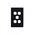 Leopard -u00a0Switch Plate Vertical 5 Gang (Less Mech)  Black x10 - LESWPV5GBK