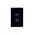 Leopard - Switch Vertical 2 Gang, 16AX/20A 250V~  Black x10 - LESWV2GBK