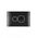 Snow Leopard - Power Point Switched 1 Gang 10A 250V~, White Cover, White Grid  Black/Black x10 - SNPP1GBB