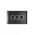 Snow Leopard - Switch Horizontalu00a03 Gang 16AX/20A 250V~, White Cover, White Grid  Black/Black x10 - SNSW3GBB