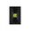 Snow Leopard -u00a0Switch Vertical 1 Gang 16AX/20A 250V~, White Cover, White Grid  Black/Black x10 - SNSWV1GBB
