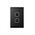 Snow Leopard - Switch Vertical 2 Gang 16AX/20A 250V~, White Cover, White Grid  Black/Black x10 - SNSWV2GBB