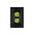 Snow Leopard - Switch Vertical 2 Gang 16AX/20A 250V~, White Cover, White Grid  Black/Black x10 - SNSWV2GBB