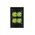 Snow Leopard - Switch Vertical 4 Gang 16AX/20A 250V~, White Cover, White Grid  Black/Black x10 - SNSWV4GBB