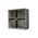 Buffalo -u00a0Enclosure Back Box 4 Gang with 2 x 32mm & 2 x 25mm Entries Chemical Resistant Grey  x1 - BUBB4GRG
