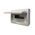 Wolverine -u00a0Switchboard Surface Mount 12 Way 100A 415V~ IP40 with White Door for Indoor Use  x1 - WOSB12