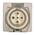 Three Phase Outlet Socket 5 Pin 50A IP66