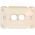 Switch 2 Gang 10 Amp Slim Wafer Body Cover