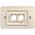 Switch 2 Gang 10 Amp Slim Wafer Body Cover