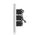 Glass Three Gang Switch With Built-In LED Push Button