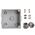IP66 Single Adaptable Box 100x100x95mm