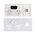 Glass Double GPO With Built-In LED Push Button Switch With USB