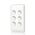 Switch 6 Gang 10 Amp Slim Wafer