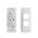 Architrave Switch 2 Gang Wafer