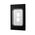 Glass Two Gang Switch Body And Cover Only Black