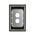 Glass Two Gang Switch Body And Cover Only Black