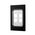 Glass Four Gang Switch Body And Cover Only Black