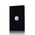 Glass Single Gang Switch With Built-In LED Push Button Black