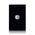 Glass Single Gang Switch With Built-In LED Push Button Black