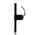 Glass Single Gang Switch With Built-In LED Push Button Black