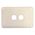 Switch 2 Gang 10 Amp Slim Wafer Body Cover