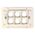Switch 6 Gang 10 Amp Slim Wafer Body Cover