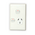 Single Power Point Vertical With Extra Switch
