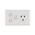 Power Point Single 2 Extra Switch