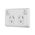 Power Point Double 10 Amp Double Pole