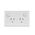 Power Point Double 10 Amp Double Pole Deep