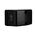 Coaxial TV Socket For Caravan Black