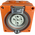 3 Phase 5 Round Pin Socket - 10Amp - IP/SC510