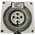 3 Phase 5 Round Pin Socket - 10Amp - IP/SC510