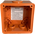 2 Phase Square Switch - 20Amp - RESISTIVE ORANGE - IP/S2P20/RO