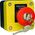 PUSH BUTTON - 1 MUSHROOM KEY YE - PB5-M184
