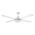 Lifestyle 1320mm 4 Blade Ceiling Fan with 24w LED Light Tricolour White