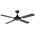 Discovery II 1320mm 4 Blade ABS Ceiling Fan Only Matt Black