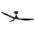 Avoca DC 1220mm 3 ABS Blade WIFI & Remote Control Ceiling Fan with Variable Dim 20w CCT LED Light Matt Black