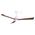 Polo DC 1320mm 3 ABS Blade WIFI & Remote Control Ceiling Fan with Variable Dim 15w CCT LED Light Matt White/Walnut