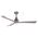 Polo DC 1320mm 3 ABS Blade WIFI & Remote Control Ceiling Fan Only Nickel/Driftwood