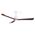 Polo DC 1320mm 3 ABS Blade WIFI & Remote Control Ceiling Fan Only Matt White/Walnut