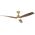 Triumph DC 1320mm 3 ABS Blade WIFI & Remote Control Ceiling Fan with Variable Dim 15w CCT LED Light Ant Bronze/Walnut