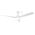 Triumph DC 1320mm 3 ABS Blade WIFI & Remote Control Ceiling Fan with Variable Dim 15w CCT LED Light Matt White