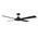 Razor 1320mm 4 Blade Ceiling Fan Only Matt Black