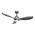 Scorpion DC 1320mm 3 ABS Blade WIFI & Remote Control Ceiling Fan with Variable Dim 20w CCT LED Light Graphite/Carbon blades