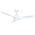 Scorpion DC 1320mm 3 ABS Blade WIFI & Remote Control Ceiling Fan with Variable Dim 20w CCT LED Light Matt White