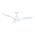 Scorpion DC 1320mm 3 ABS Blade WIFI & Remote Control Ceiling Fan with Variable Dim 20w CCT LED Light Matt White