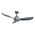 Scorpion DC 1320mm 3 ABS Blade WIFI & Remote Control Ceiling Fan Only Graphite/Carbon blades