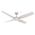 Viper DC 1320mm 4 Blade All ABS WIFI & Remote Control Ceiling Fan with Variable Dim 18w CCT LED Light Matt White