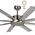 Albatross Mini DC 1650mm 65 8 Blade Remote Control Ceiling Fan Brushed Nickel